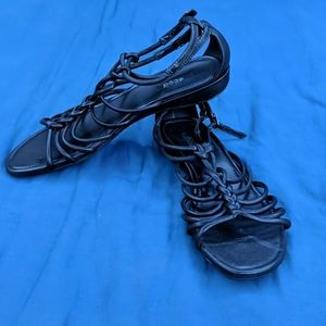 Black Strappy Ecco Sandals